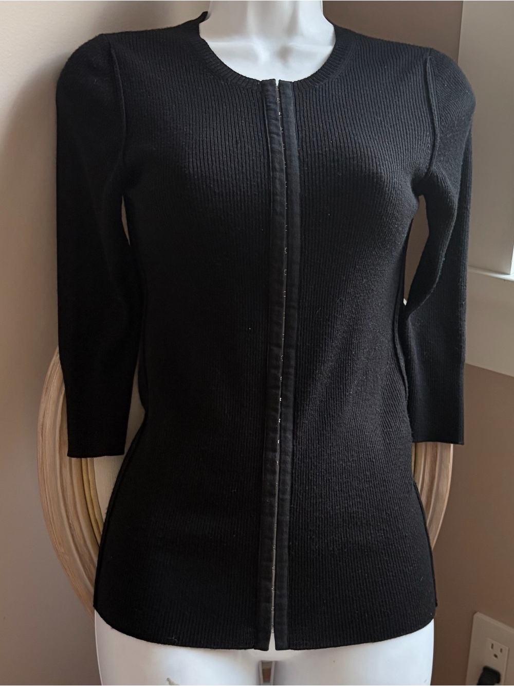 DOLCE & GABBANA black light woool cardigan